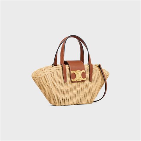 celine wicker|TEEN COUFFIN IN WICKER AND NATURAL CALFSKIN .